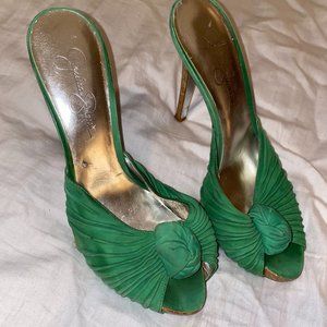 Green Jessica Simpson Heels